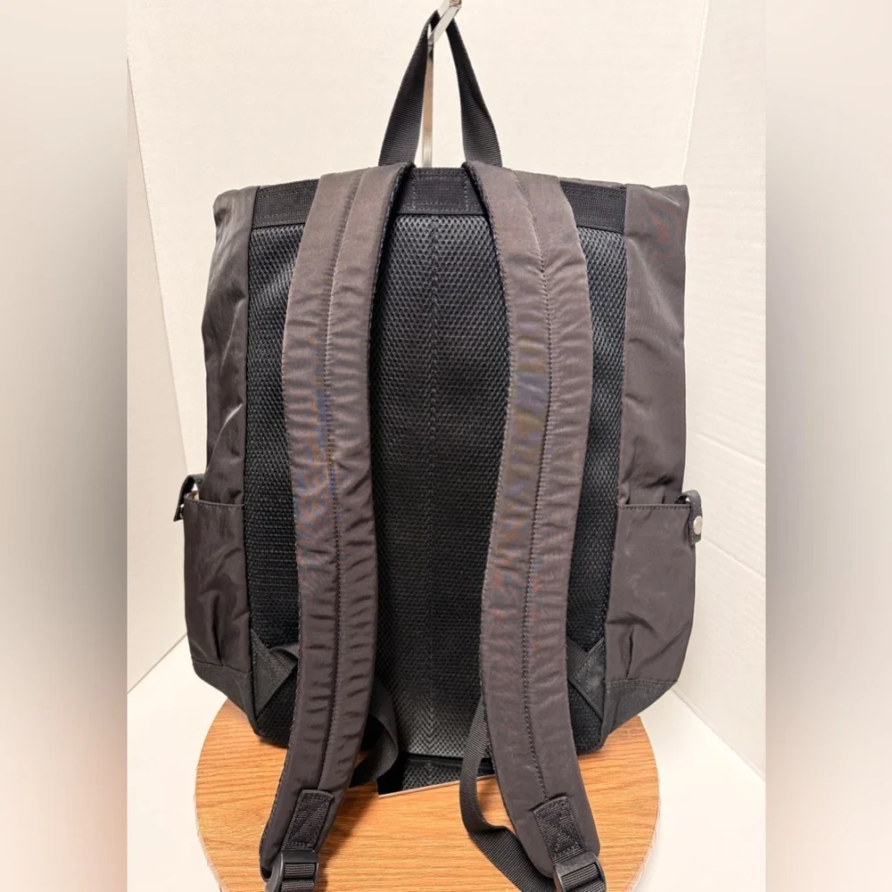 Marmot Mountain Limited Black Nylon Fold Over Flap Backpack
